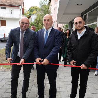 U Goraždu je danas svečano otvorena novoizgrađena  stambeno-poslovna zgrada u ulici Ibrahima Popovića u Goraždu
