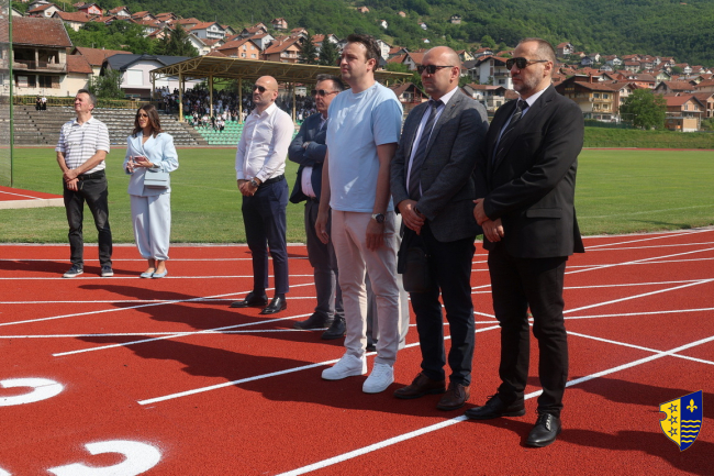 U Goraždu svečano otvorena rekonstruisana atletska staza na Gradskom stadionu „Midhat Drljević“